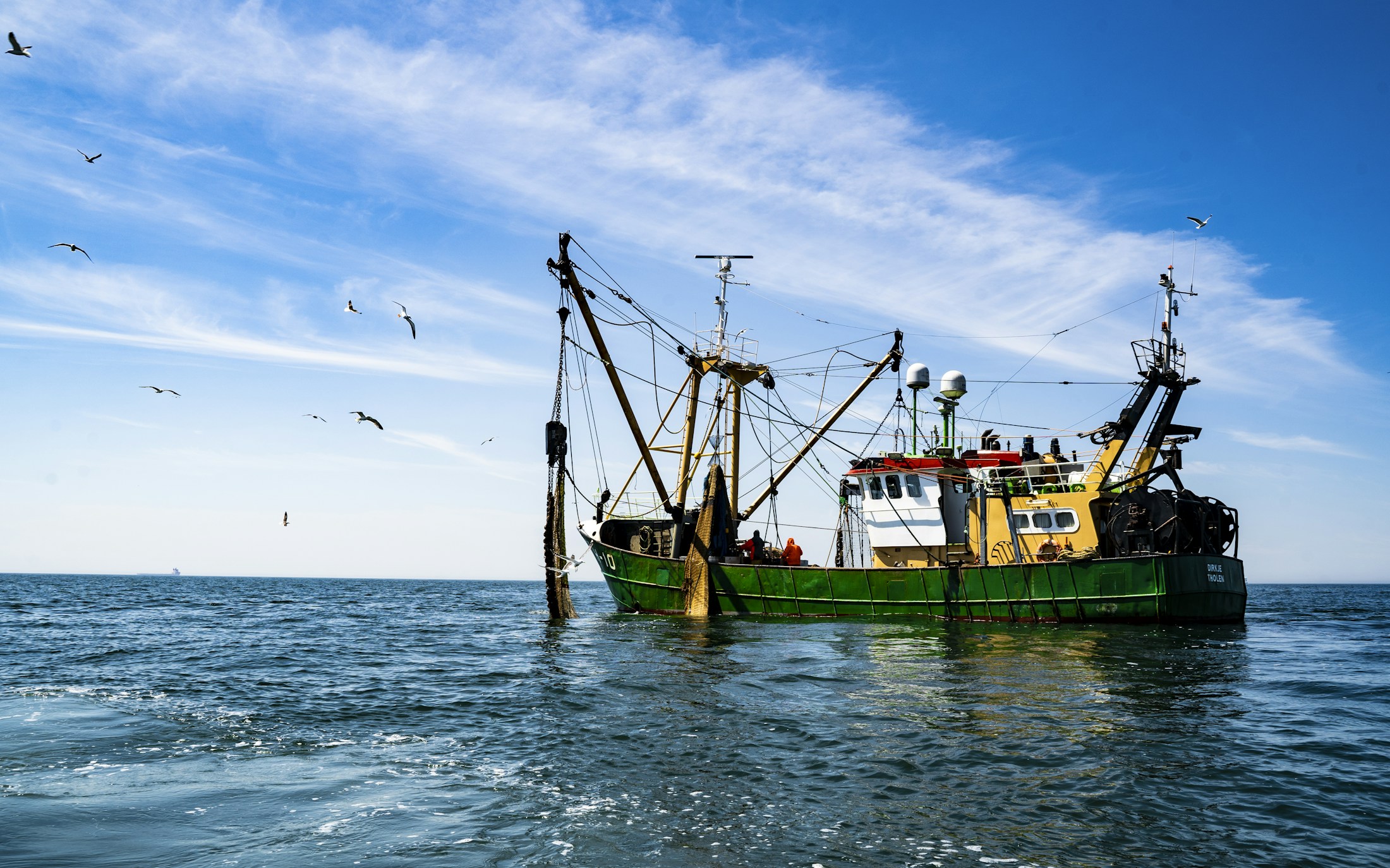 Fishing vessel at sea — illustrative photograph